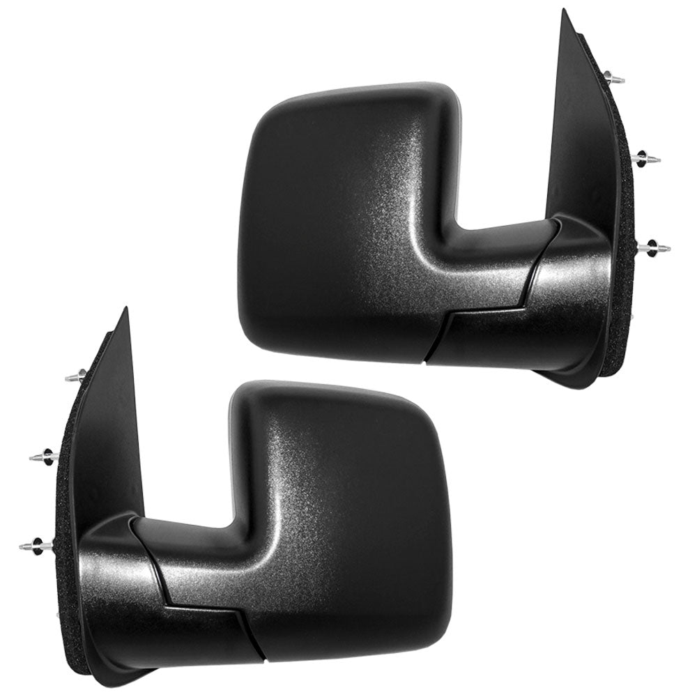 Manual Mirror for 2003-2014 E-150 Spotter Glass Sail Type 2003-2005 E-150 Club Wagon 2003-2014 E-250 2003-2005 E-350 Club Wagon 2003-2014 E-350 Super Duty AC2Z17683BA Set