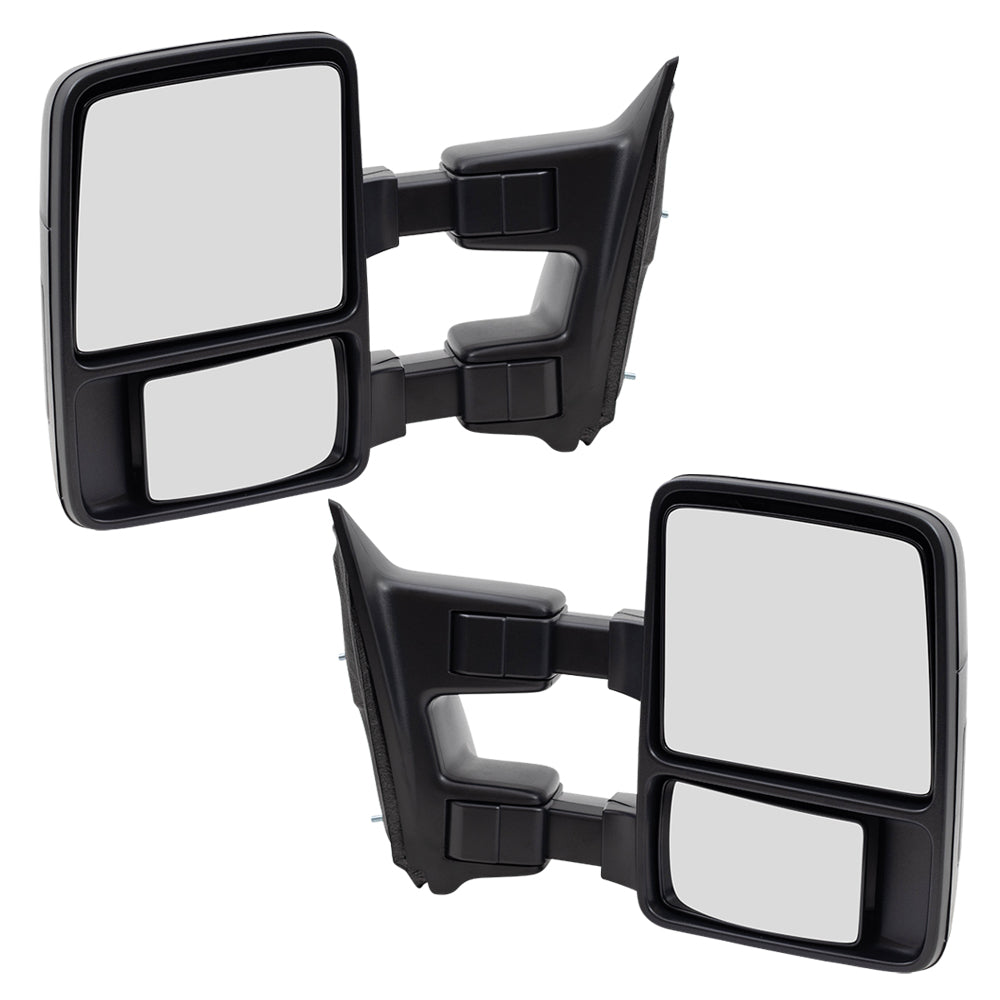 Manual Tow Mirror for 2008-2016 F-250 Super Duty Extendable 2013-2013 F-350 2008-2016 F-350 Super Duty 8C3Z17683AC Set
