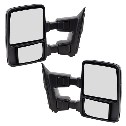Manual Tow Mirror for 2008-2016 F-250 Super Duty Extendable 2013-2013 F-350 2008-2016 F-350 Super Duty 8C3Z17683AC Set