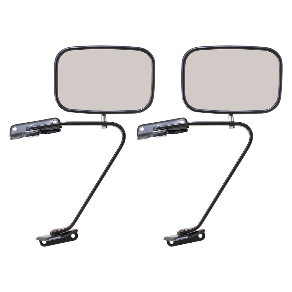 Manual Mirror for 1980-1996 Bronco Steel 5X8 Swing Lock L=R For Mirrors Upper Bracket 1980-1983 F-100 1980-1997 F-150 1980-1997 F-250 1980-1997 F-350 E4TZ17682A