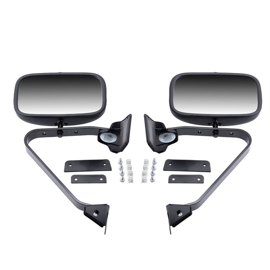 Manual Mirror for 1980-1996 Bronco 5X8 Swing Lock L=R Plastic Housing For Mirrors Upp 1984-1990 Bronco II 1991-1994 Explorer 1980-1983 F-100 1980-1997 F-150 1980-1997 F-250 1980-1997 F-350 E4TZ17682A