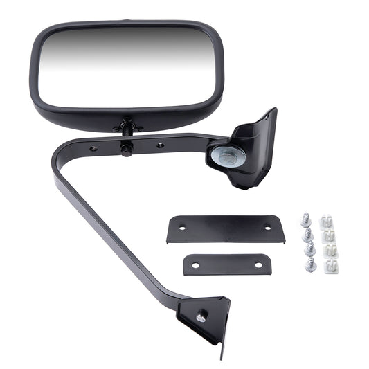 Manual Mirror for 1980-1996 Bronco 5X8 Swing Lock L=R Plastic Housing For Mirrors Upp 1984-1990 Bronco II 1991-1994 Explorer 1980-1983 F-100 1980-1997 F-150 1980-1997 F-250 1980-1997 F-350 E4TZ17682A