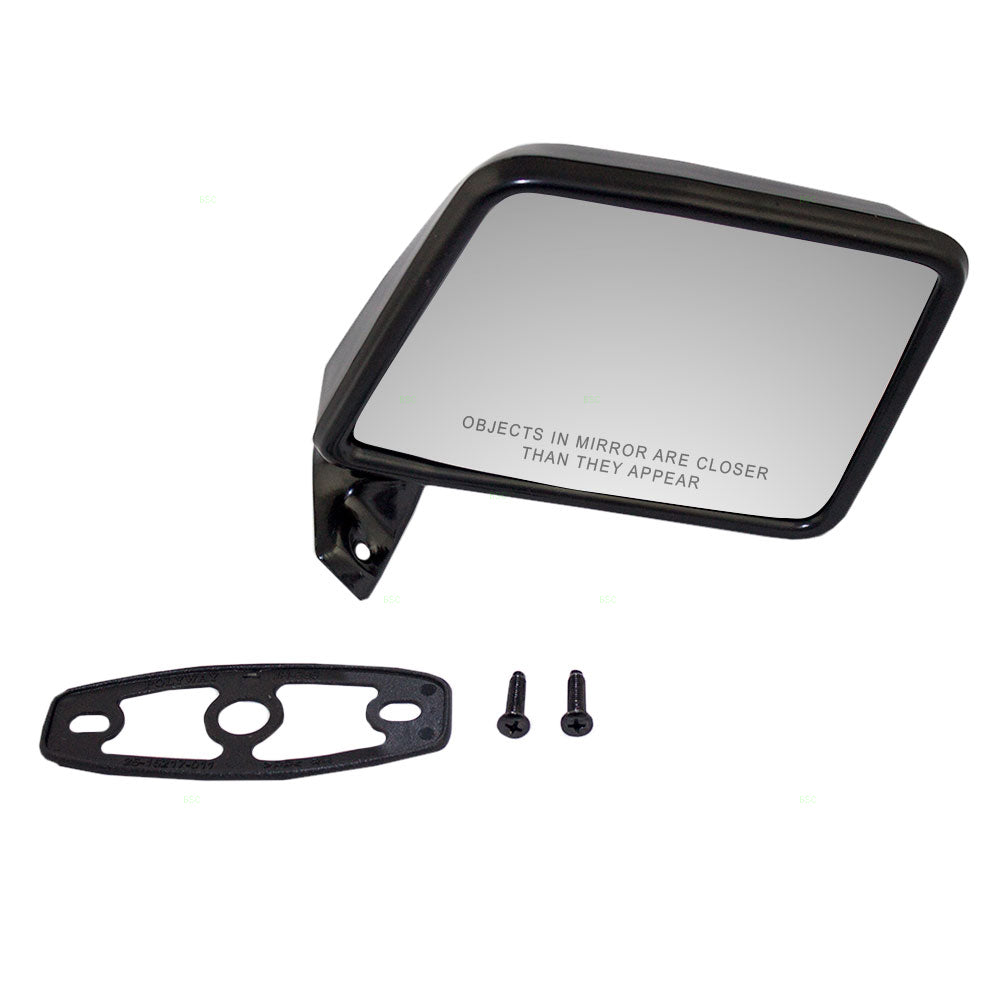Manual Mirror for 1984-1990 Bronco II Paddle Type 1985-1991 F-150 1985-1991 F-250 1985-1991 F-350 1983-1992 Ranger E5TZ17682C Right
