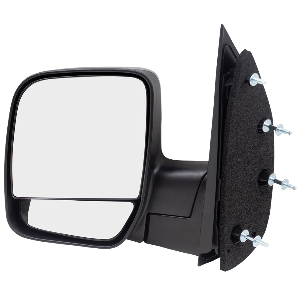 Manual Mirror for 2003-2009 E-150 Dual Glass Paddle Type 2003-2005 E-150 Club Wagon 2003-2009 E-250 2003-2005 E-350 Club Wagon 2003-2009 E-350 Super Duty 3C2Z17683FAA Left