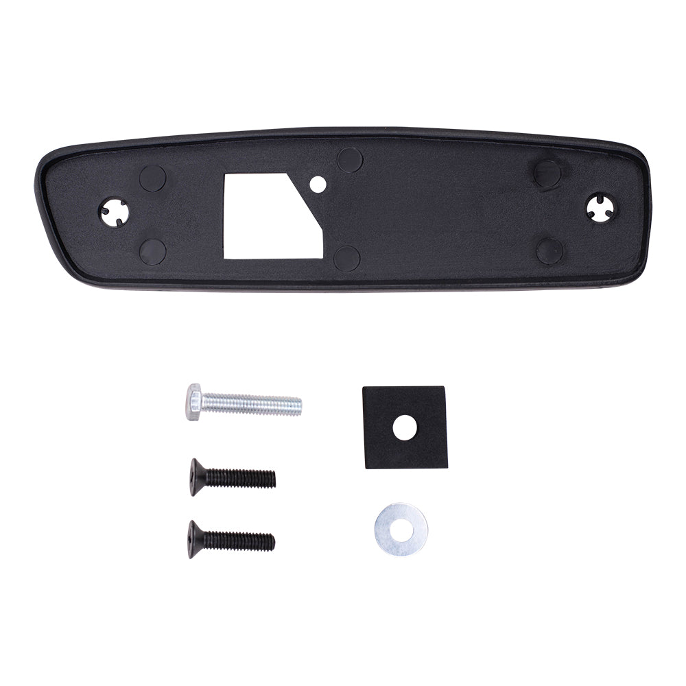 Manual Mirror for 1992-1996 Bronco 1992-1996 F-150 1992-1997 F-250 1992-1997 F-350 F7TZ17683AAB Left