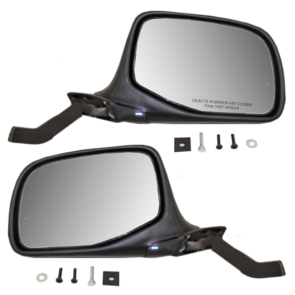 Manual Mirror for 1992-1996 Bronco Paddle Type 1992-1997 F-150 1992-1997 F-250 1992-1997 F-350 F7TZ17683DAB Set