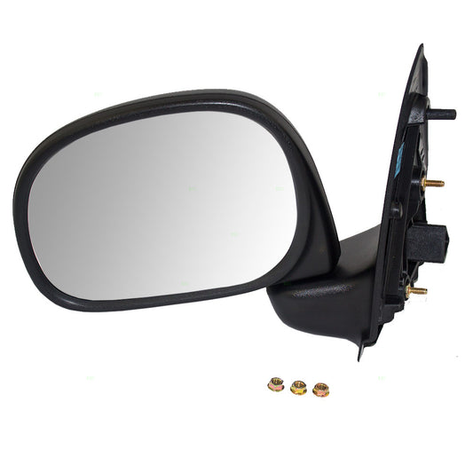 Manual Mirror for 1997-2002 F-150 Rectangular To 2/11/02 1997-1999 F-250 F65Z17683AA Left