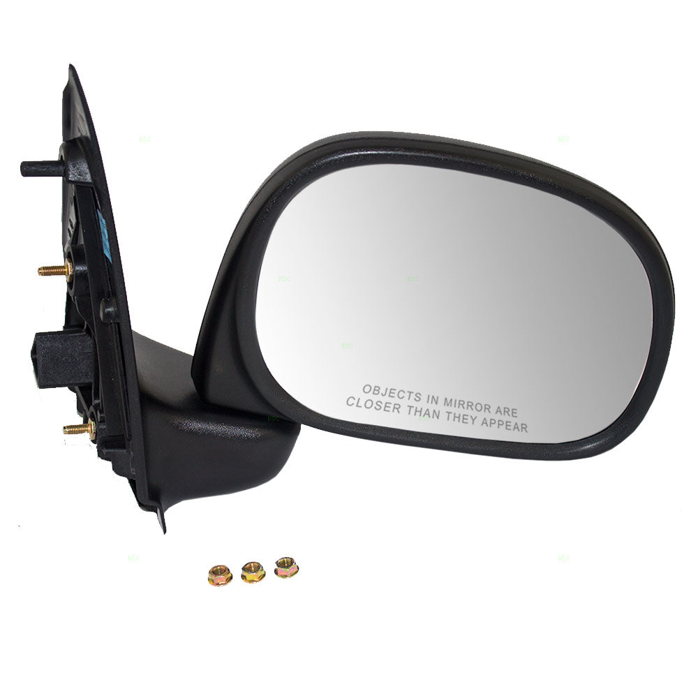 Manual Mirror for 1997-2002 F-150 Rectangular To 2/11/02 1997-1999 F-250 F75Z17682HAA Right