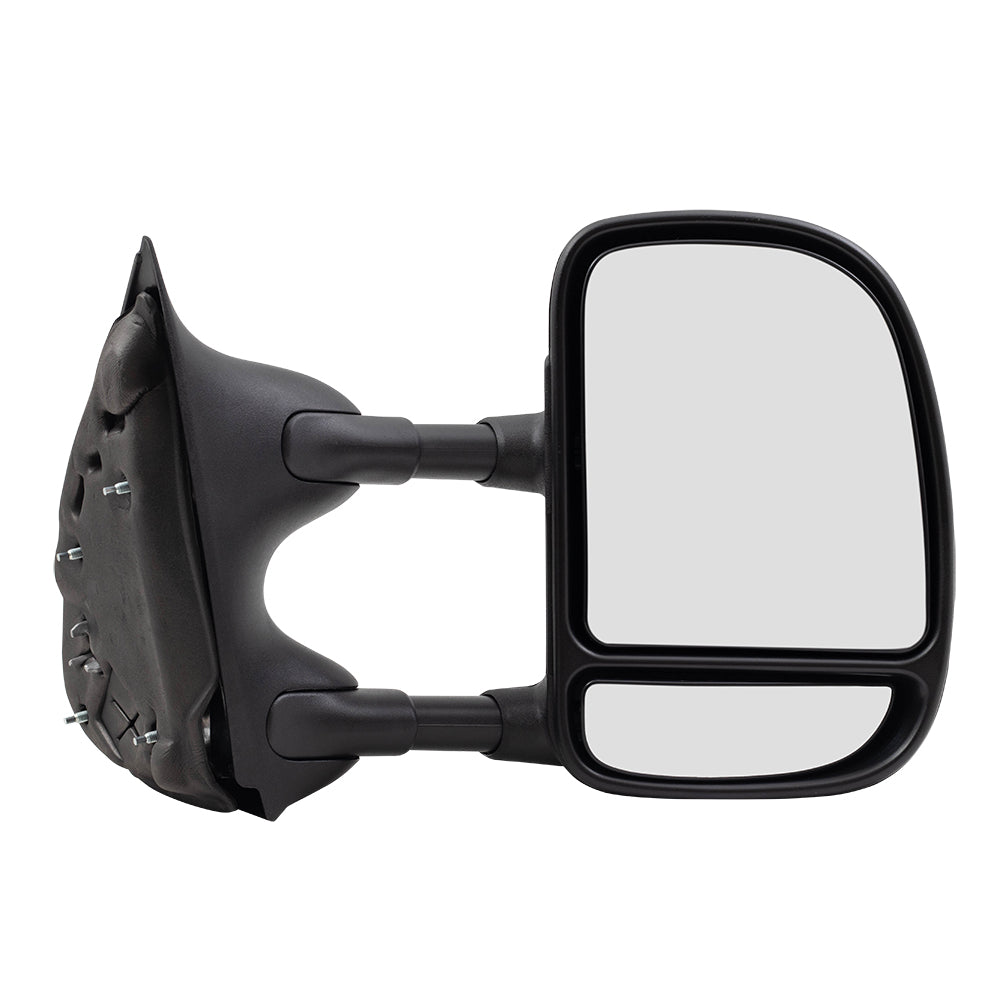 Manual Tow Mirror for 2000-2005 Excursion Extendable 1999-2007 F-250 Super Duty 1999-2007 F-350 Super Duty 3C3Z17683AAA Set