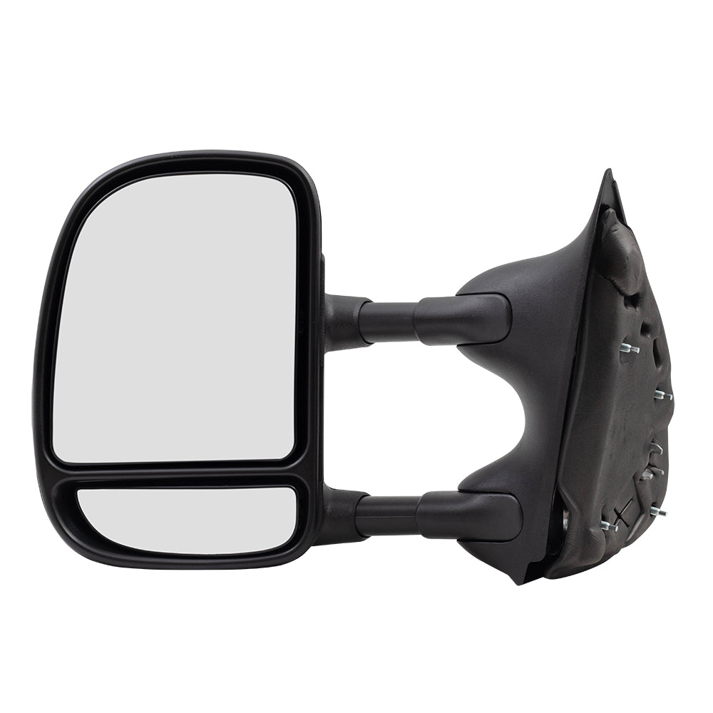 Manual Tow Mirror for 2000-2005 Excursion Extendable 1999-2007 F-250 Super Duty 1999-2007 F-350 Super Duty 3C3Z17683AAA Left