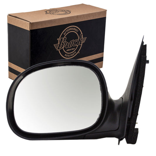 Manual Mirror for 1997-2002 F-150 Contour Type To 02/11/02 1997-1999 F-250 1997-1997 F-350 F7TZ17D743BB Left