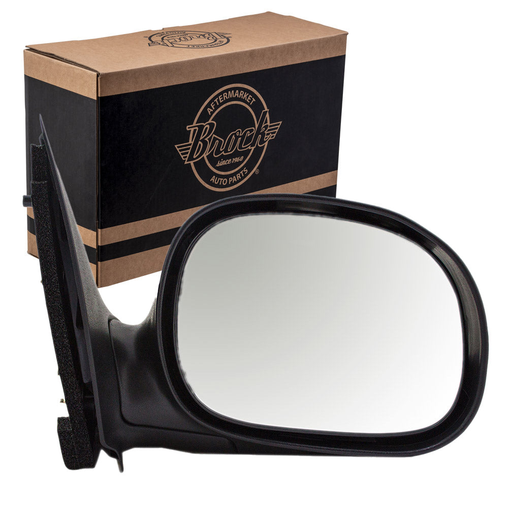 Manual Mirror for 1997-2002 F-150 Contour Type To 02/11/02 for 1997-1999 F-250 for 1997 F-350 F7TZ17D742BB Right FO1321178