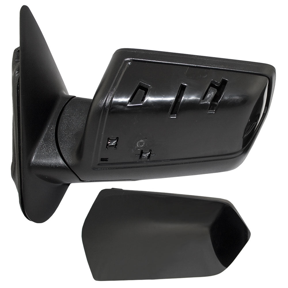 Manual Mirror for 2006-2011 Ranger Textured Base-Paint-To-Match Black Cover 8L5Z17683BA Left