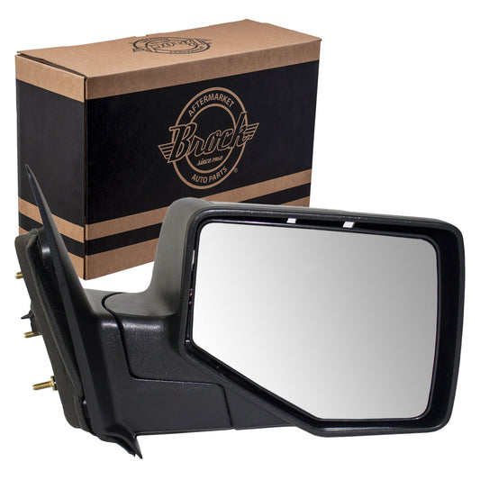 Manual Mirror for 2006-2011 Ranger Textured Base-Paint To Match Black Cover 8L5Z17682BA Right