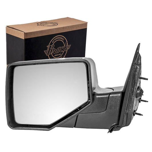 Manual Mirror for 2006-2011 Ranger Textured Base/Chrome Cover 8L5Z17683EA Left