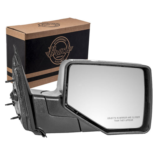 Manual Mirror for 2006-2011 Ranger Textured Base/Chrome Cover 8L5Z17682EA Right