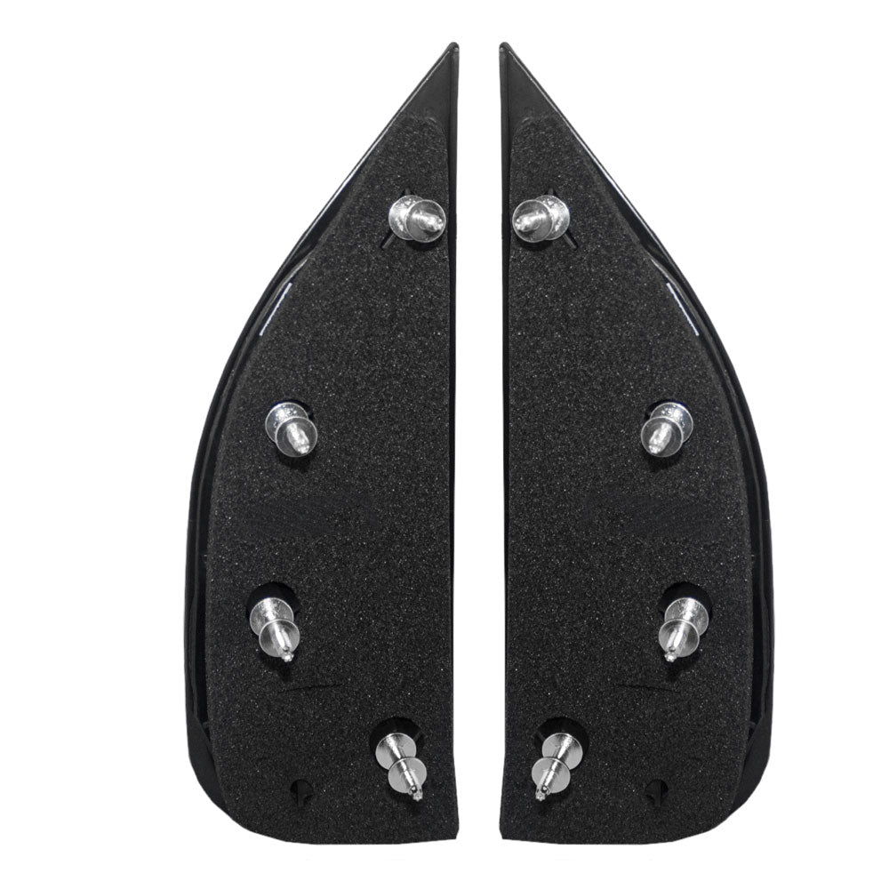 Manual Mirror for 2003-2009 E-150 Single Glass Sail Type 4 Mounting Points 2003-2005 E-150 Club Wagon 2003-2009 E-250 2003-2005 E-350 Club Wagon 2003-2009 E-350 Super Duty 7C2Z17683BA Set