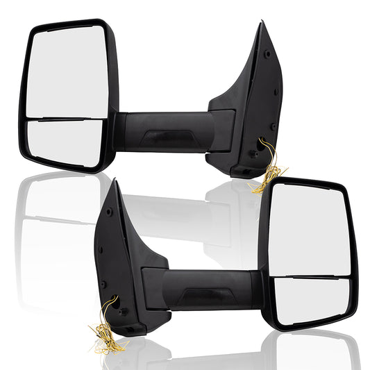 Manual Mirror for 1992-2008 E-150 Econoline Performance Upgrade for 2002-2014 E-150 for 1992-2002 E-250 Econoline for 2003-2014 E-250 for 2002-2005 E-350 Club Wagon for 1999-2014 E-350 Super Duty Set