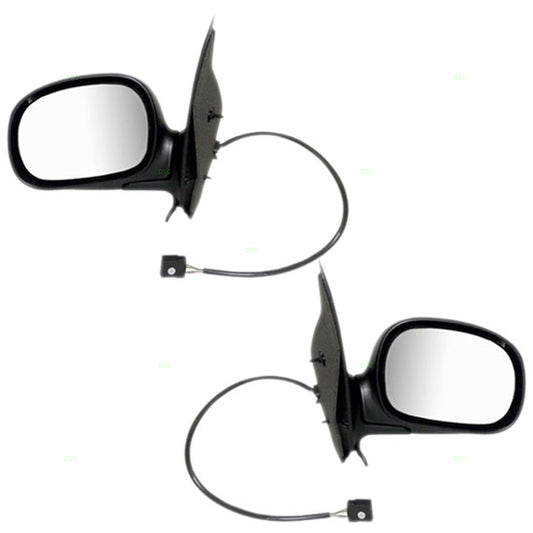 Power Mirror for 2001-2003 F-150 Supercrew Cab From 01/23/01 Turn Signal Indicator YL3Z17683BAA Set