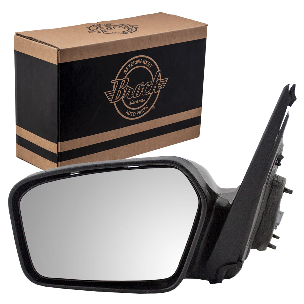 Power Mirror for 2006-2010 Fusion Paint To Match & Textured Black Covers for 2006-2010 Milan 6E5Z17683A Left FO1320265