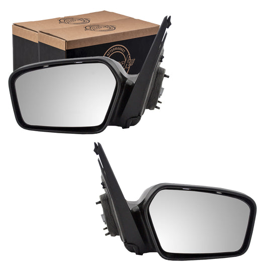 Power Mirror for 2006-2010 Fusion Paint To Match & Textured Black Covers for 2006-2010 Milan 6E5Z17683A Set FO1320265