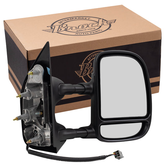 Power Towing Mirror for 2002 E-150 Econoline Extendable for 2002-2008 E-150 for 2002 E-250 Econoline for 2003-2008 E-250 for 2002-2005 E-350 Club Wagon for 2002-2008 E-350 Super Duty 7C2Z17682CA