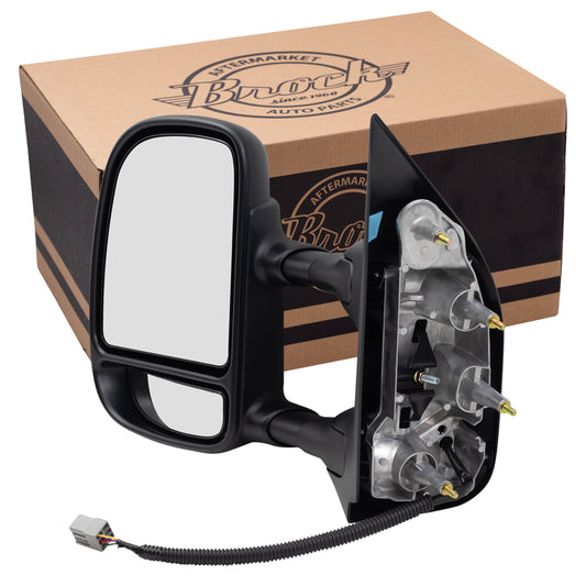 Power Towing Mirror for 2009-2014 E-150 Extendable for 2009-2014 E-250 for 2009-2021 E-350 Super Duty for 2015-2021 E-450 Super Duty 9C2Z17683CA Left FO1320329