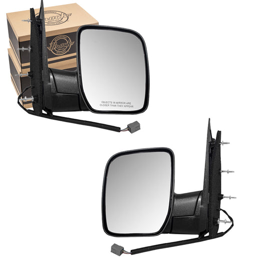 Power Mirror for 2002 E-150 Econoline Single Glass Sail Type for 2003-2008 E-150 for 2002 E-250 Econoline for 2003-2008 E-250 for 2003-2005 E-350 Club Wagon for 2002-2008 E-350 Super Duty 7C2Z17683AA