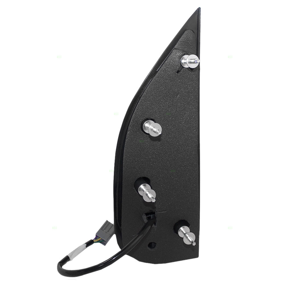 Power Mirror for 2002 E-150 Econoline Dual Glass-4 Mounting Points for 2003-2007 E-150 for 2002 E-250 Econoline for 2003-2007 E-250 for 2003-2005 E-350 Club Wagon for 2002-2007 E-350 Super Duty Right
