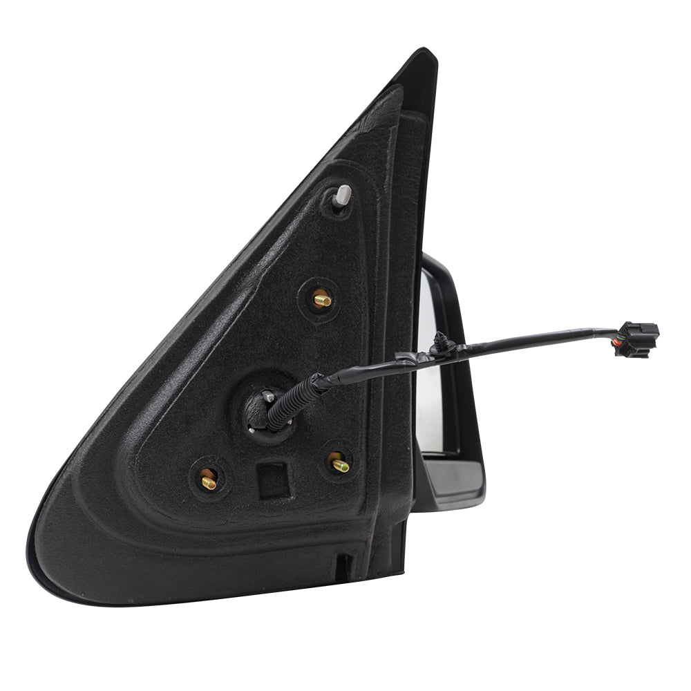 BROCK Pair Power Mirrors Replacement for 2007-2014 Ford Expedition Driver and Passenger Set Puddle Lamp Textured Manual Folding 7L1Z17683CA 7L1Z17682EA