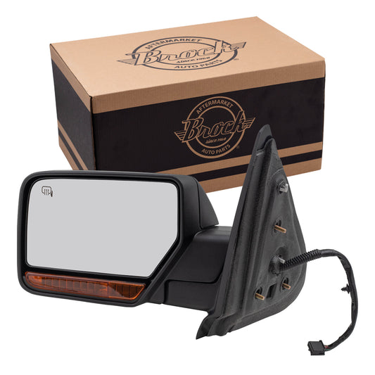 Power Mirror for 2007-2010 Expedition Turn Signal Indicator Puddle Lamp Memory Heated 8L1Z17683BA Left FO1320363