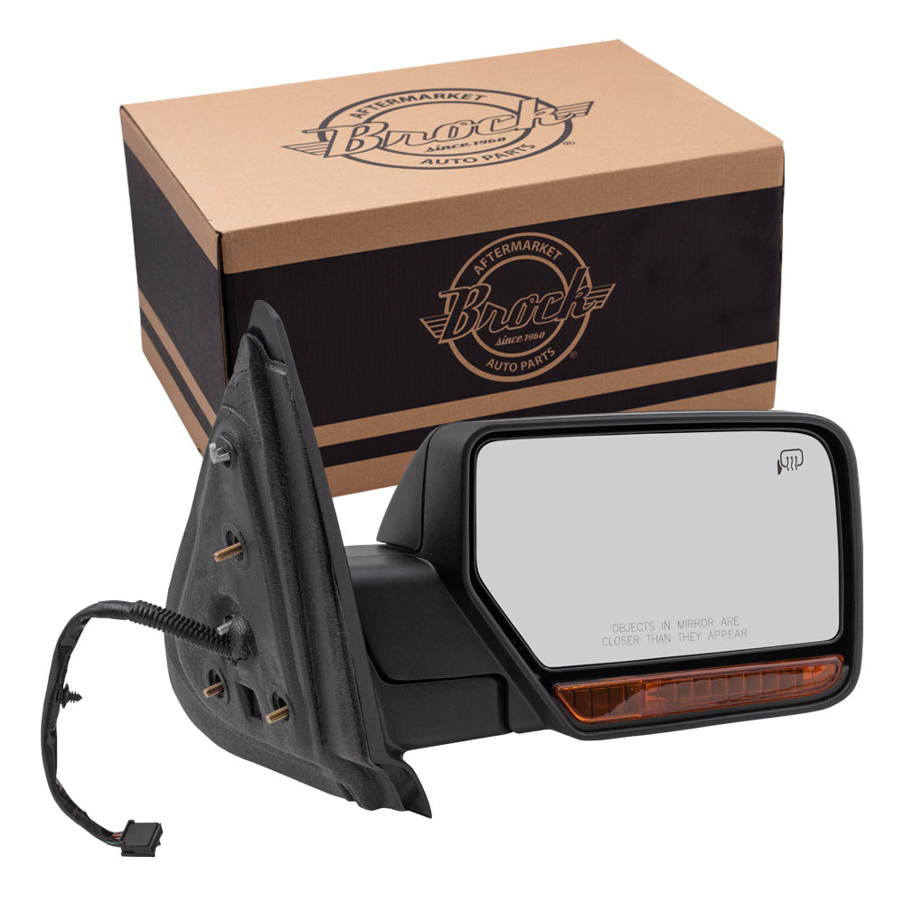 Power Mirror for 2007-2010 Expedition Turn Signal Indicator Puddle Lamp Memory Heated 8L1Z17682BA Right FO1321363