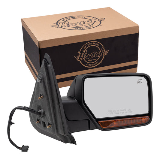 Power Mirror for 2007-2010 Expedition Turn Signal Indicator Puddle Lamp Memory Heated 8L1Z17682BA Right FO1321363