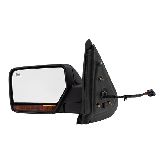 Power Mirror for 2009-2010 Expedition Turn Signal Indicator Puddle Lamp Memory Heated Power Fold for 2009-2010 Navigator 9L1Z17683AB Left FO1320365
