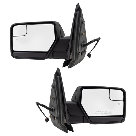 Power Mirror for 2012-2017 Expedition Spotter Glass Puddle Lamp Heated CL1Z17683AA Set FO1320485