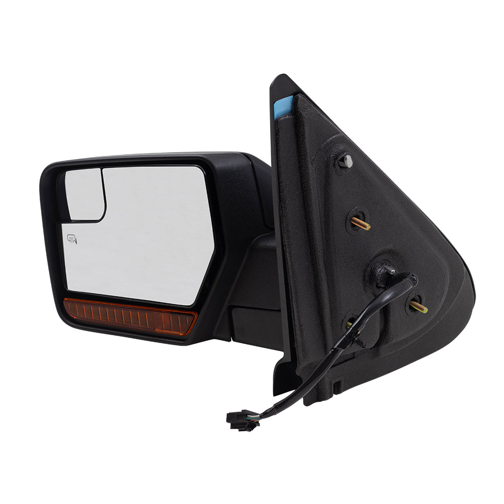Power Mirror for 2012-2017 Expedition Spotter Glass Turn Signal Indicator Puddle Lamp Memory Heated Manual Fold CL1Z17683BA Left FO1320486