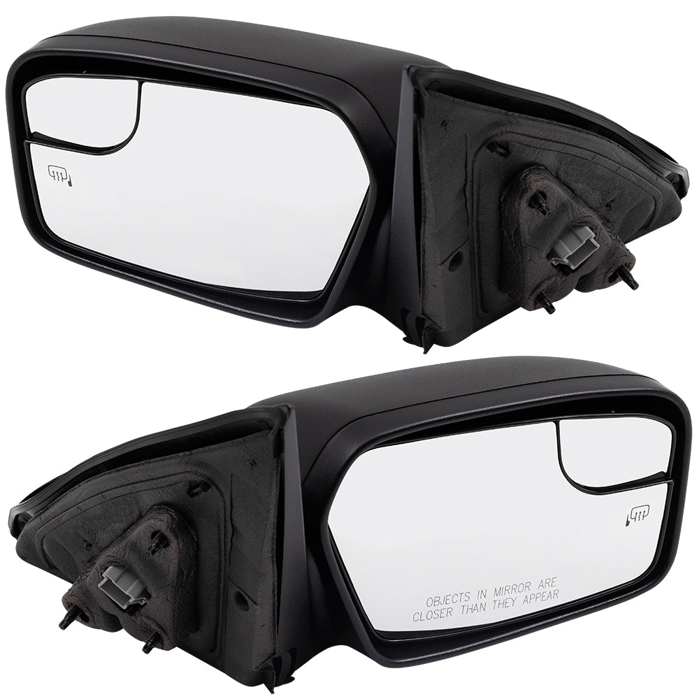 Power Mirror for 2011-2012 Fusion Puddle Lamp Heated for 2011 Milan 6E5Z17D743AA Set FO1320424