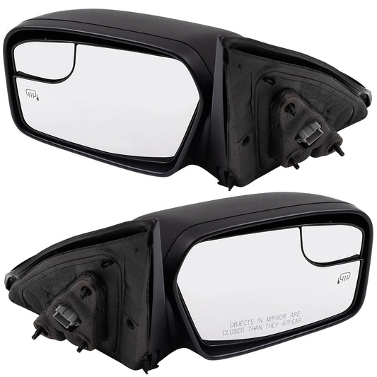 Power Mirror for 2011-2012 Fusion Puddle Lamp Heated for 2011 Milan 6E5Z17D743AA Set FO1320424