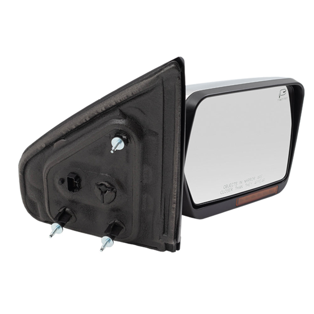 Power Mirror for 2009-2014 F-150 Reflector Pedestal Type Turn Signal Indicator Puddle Lamp Memory Heated Power Fold 9L3Z17682EB Right FO1321411