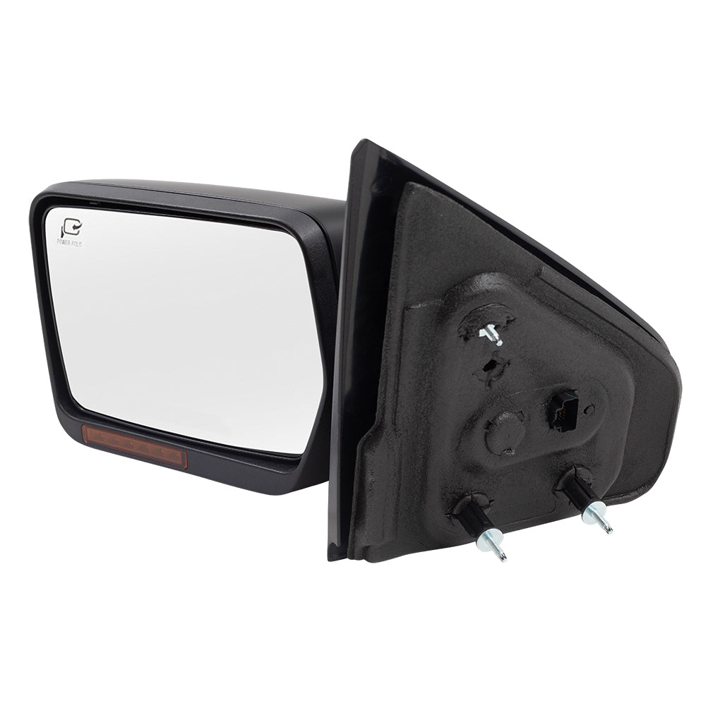 Power Mirror for 2007-2008 F-150 Turn Signal Indicator Puddle Lamp Memory Heated Power Fold for 2007-2008 Mark LT 8L3Z17683TA Left FO1320373