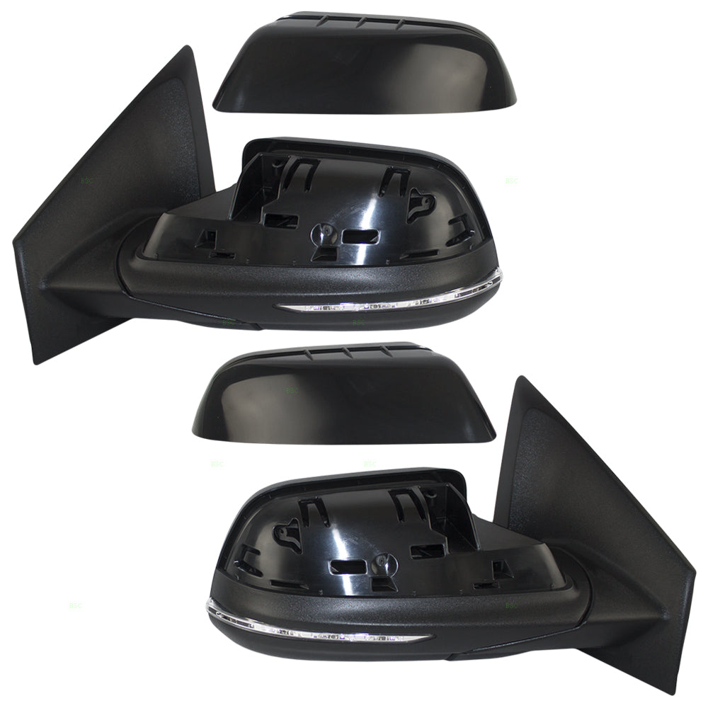 Power Mirror for 2011-2014 Edge Blind Spot Detection Turn Signal Indicator Puddle Lamp Memory Heated CT4Z17683EAPTM Set FO1320503