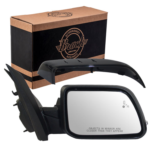 Power Mirror for 2011-2014 Edge Blind Spot Detection Turn Signal Indicator Puddle Lamp Memory Heated CT4Z17682EAPTM Right FO1321503