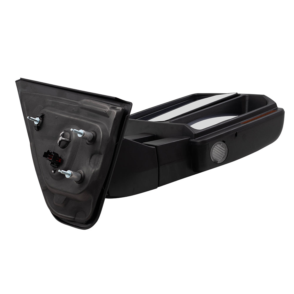 Power Mirror for 2007-2014 F-150 Extendable Turn Signal Indicator Puddle Lamp Heated 7L3Z17683AE Set FO1320369