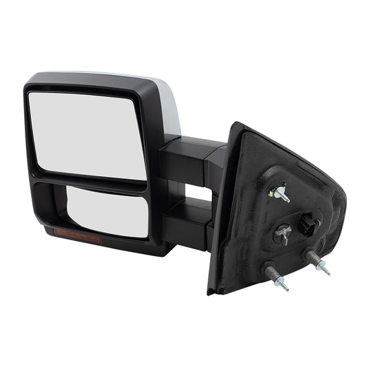 Power Mirror for 2008-2014 F-150 Extendable Turn Signal Indicator Puddle Lamp Memory Heated 9L3Z17683EC Left FO1320388
