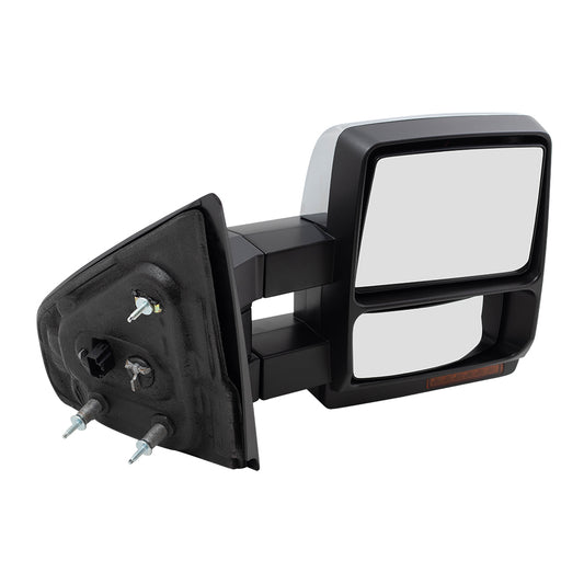 Power Mirror for 2008-2014 F-150 Extendable Turn Signal Indicator Puddle Lamp Memory Heated 9L3Z17682EC Right FO1321388