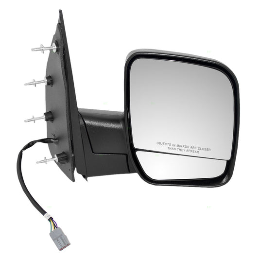 Power Mirror for 2002 E-150 Econoline Dual Glass-4 Mounting Points Puddle Lamp for 2003-2007 E-150 for 2002 E-250 Econoline for 2003-2007 E-250 for 2003-2005 E-350 Club Wagon 2C2Z17682BAB Right