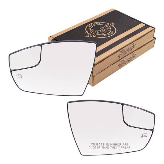 Mirror Glass with Base for 2013-2016 Escape Heated for 2013-2018 C-Max CJ5Z17K707G Set FO1324159