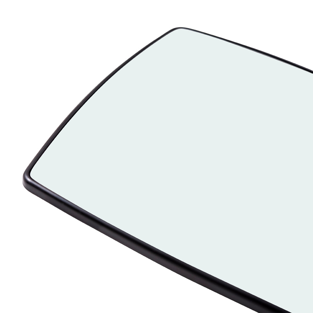 Brock Aftermarket Replacement Part Driver and Passenger Side Mirror Glass and Base with Spotter Glass without Heat and Blind Spot Detection Compatible with 2013-2016 Ford Escape