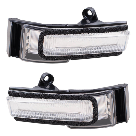 Mirror Signal Light for 2015-2020 F-150 w/o Spot Light Turn Signal Indicator FL3Z13B375AA Set FO1328105