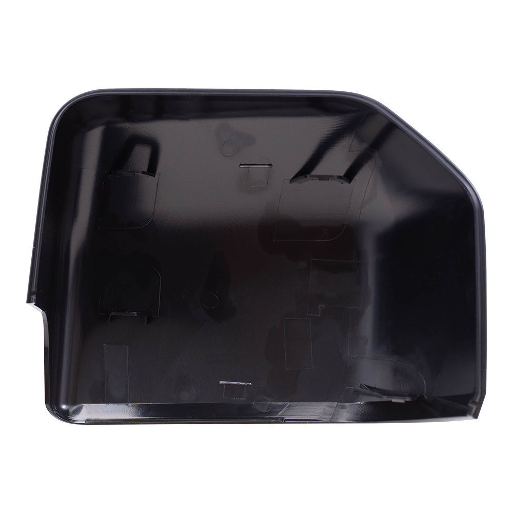 Brock Aftermarket Replacement Passenger Right Mirror Cover Paint to Match Black Compatible with 2015-2020 Ford F-150